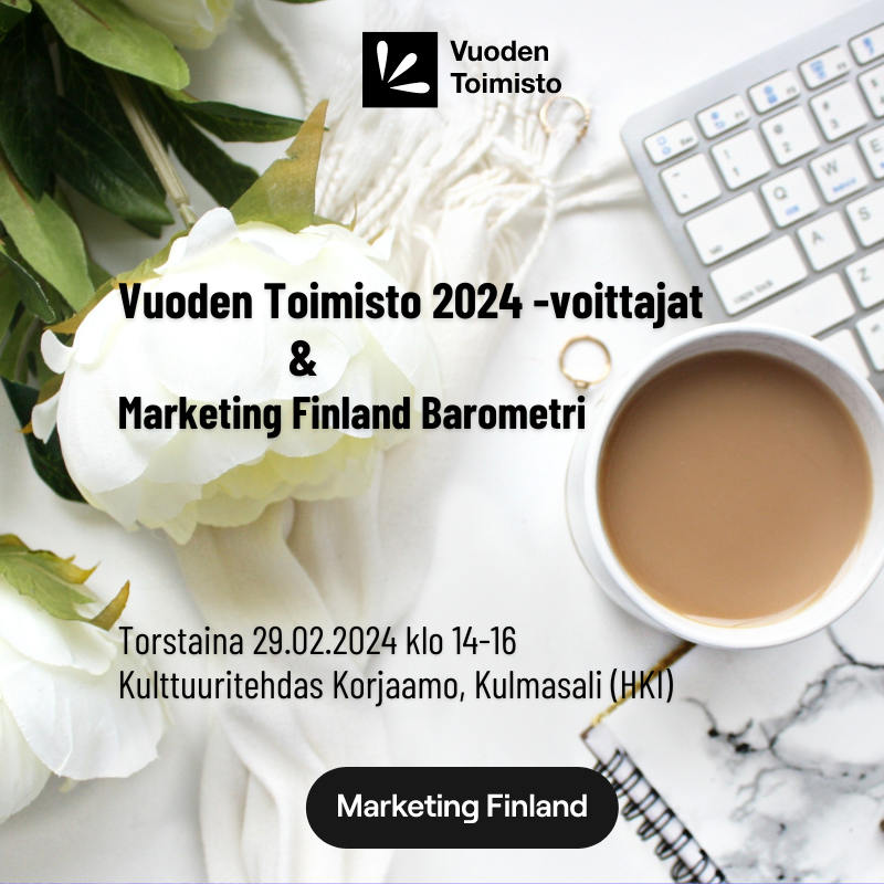Vuoden Toimisto 2024 -voittajat ja Marketing Finland Barometri