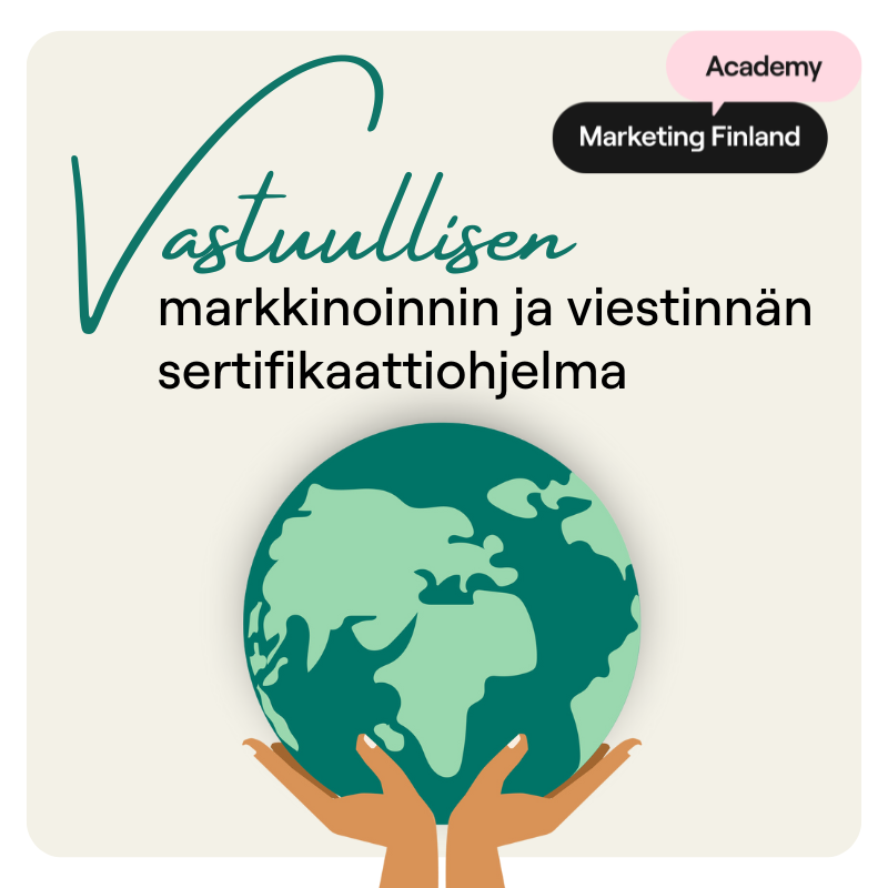 6.3.2025 Vastuullisen markkinoinnin ja viestinnän sertifikaatti